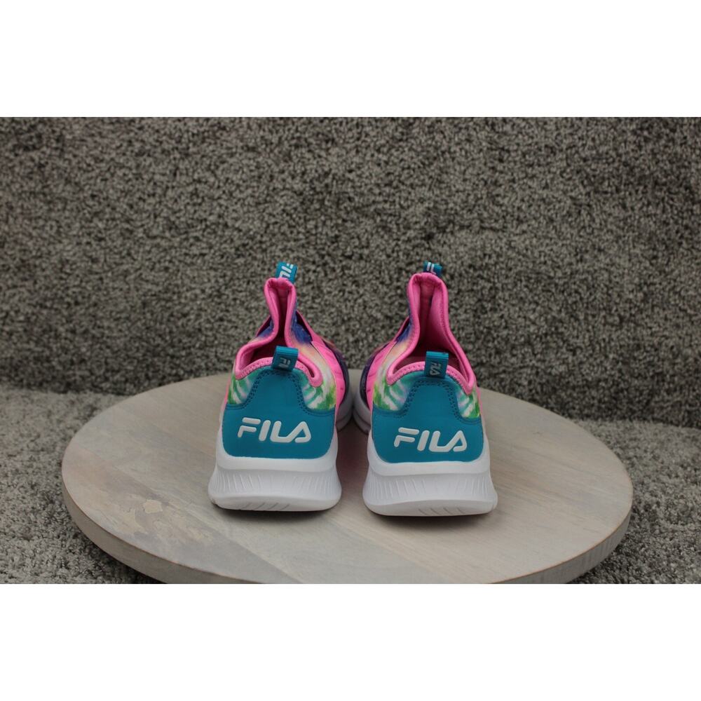 FILA Slip On Tie Dye Sneakers Girls 6.5 Athletic Lightweight New - Picture 4 of 7